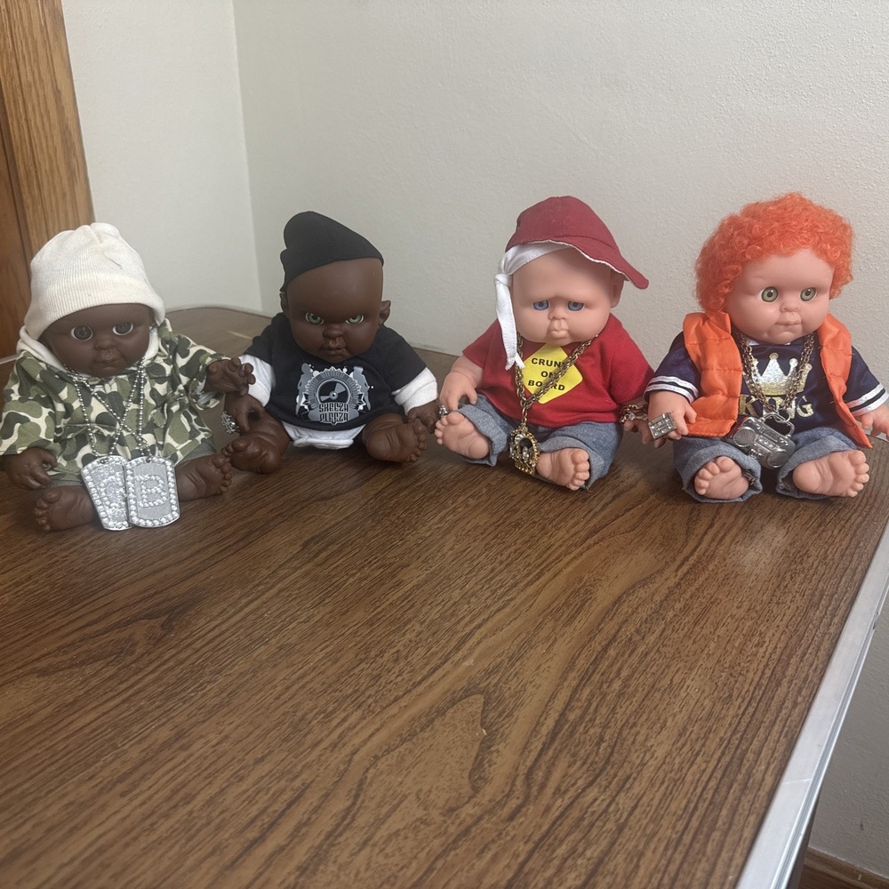 Living‎ Dead Dolls GANGSTA BABIES 4 body set figures LDD MEZCO